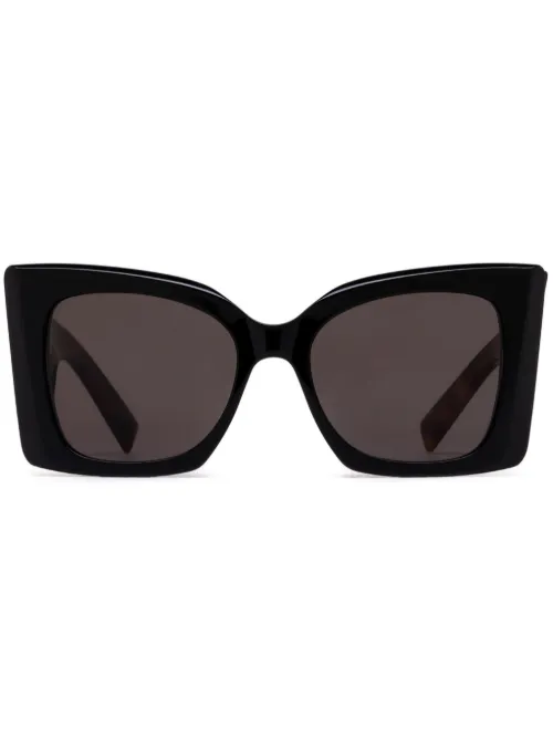 Lunettes de soleil Blaze à monture oversize - Saint Laurent Eyewear - Modalova