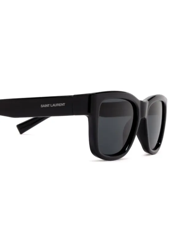 Saint Laurent Eyewear ウェリントン サングラス | ブラック | FARFETCH JP
