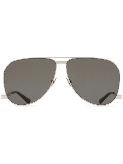 Saint Laurent Eyewear logo-engraved pilot-frame sunglasses
