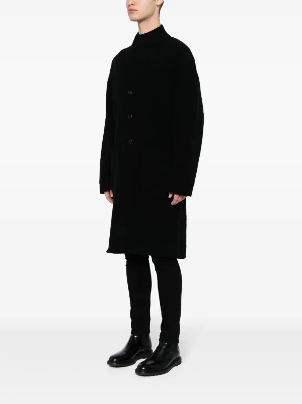 Isabel Benenato single-breasted Coat | Black | FARFETCH TR