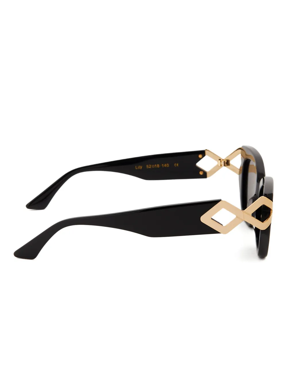 Karen Wazen cat-eye sunglasses - Zwart