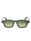 Karen Wazen square-frame sunglasses - Green