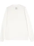 Rick Owens seam-detail cotton sweatshirt - Neutrals