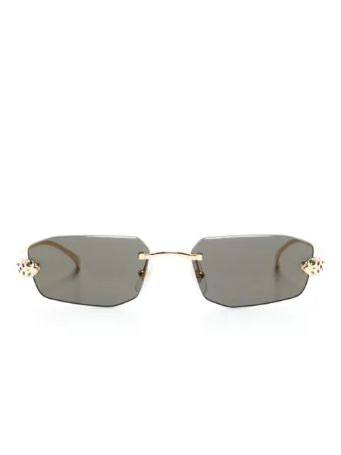 Cartier Eyewear geometric-frame sunglasses