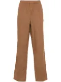 ASPESI linen straight trousers - Brown