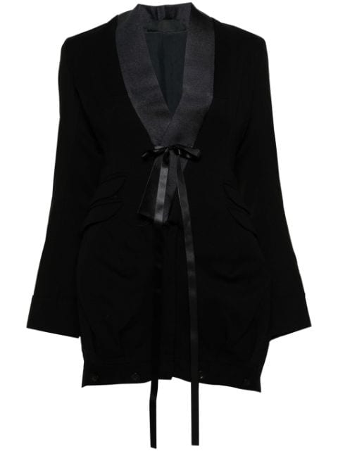 Marc Le Bihan shawl-lapels deconstructed blazer