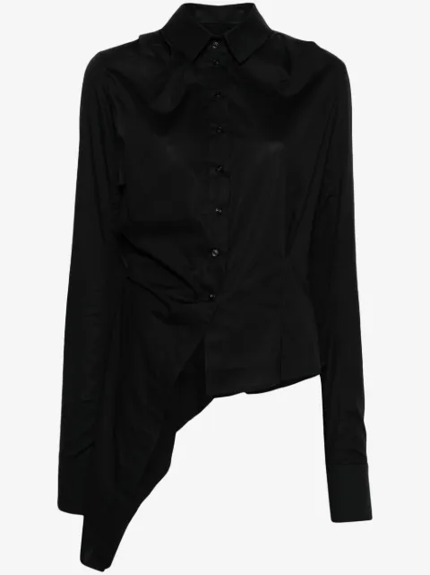Marc Le Bihan asymmetric poplin shirt