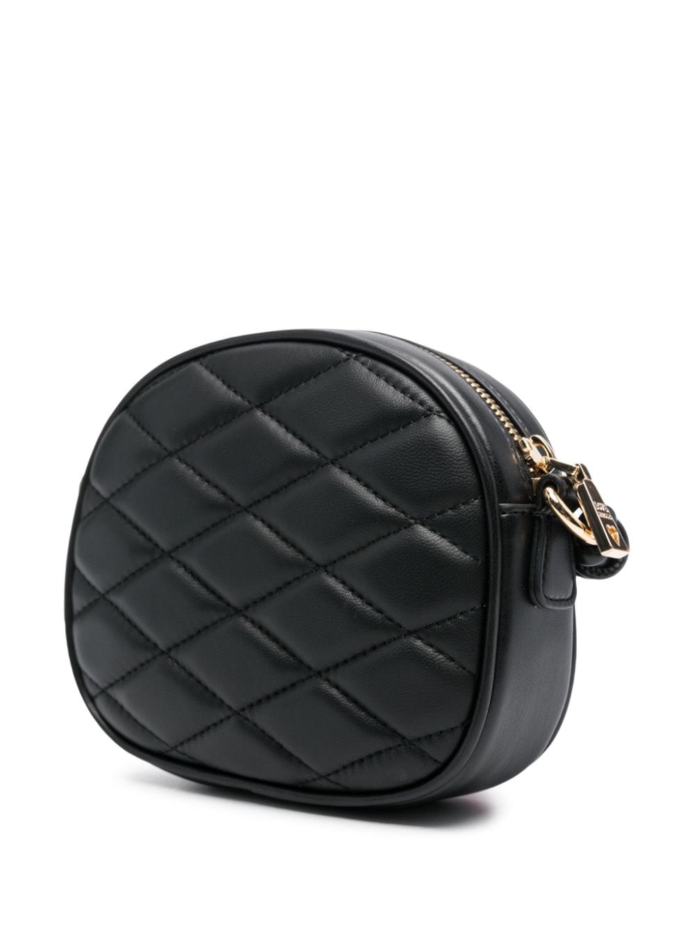 Love Moschino Quilted Cross Body Bag In Black