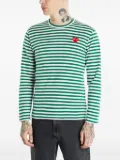 Comme Des Garçons Play logo-patch cotton T-shirt - Green