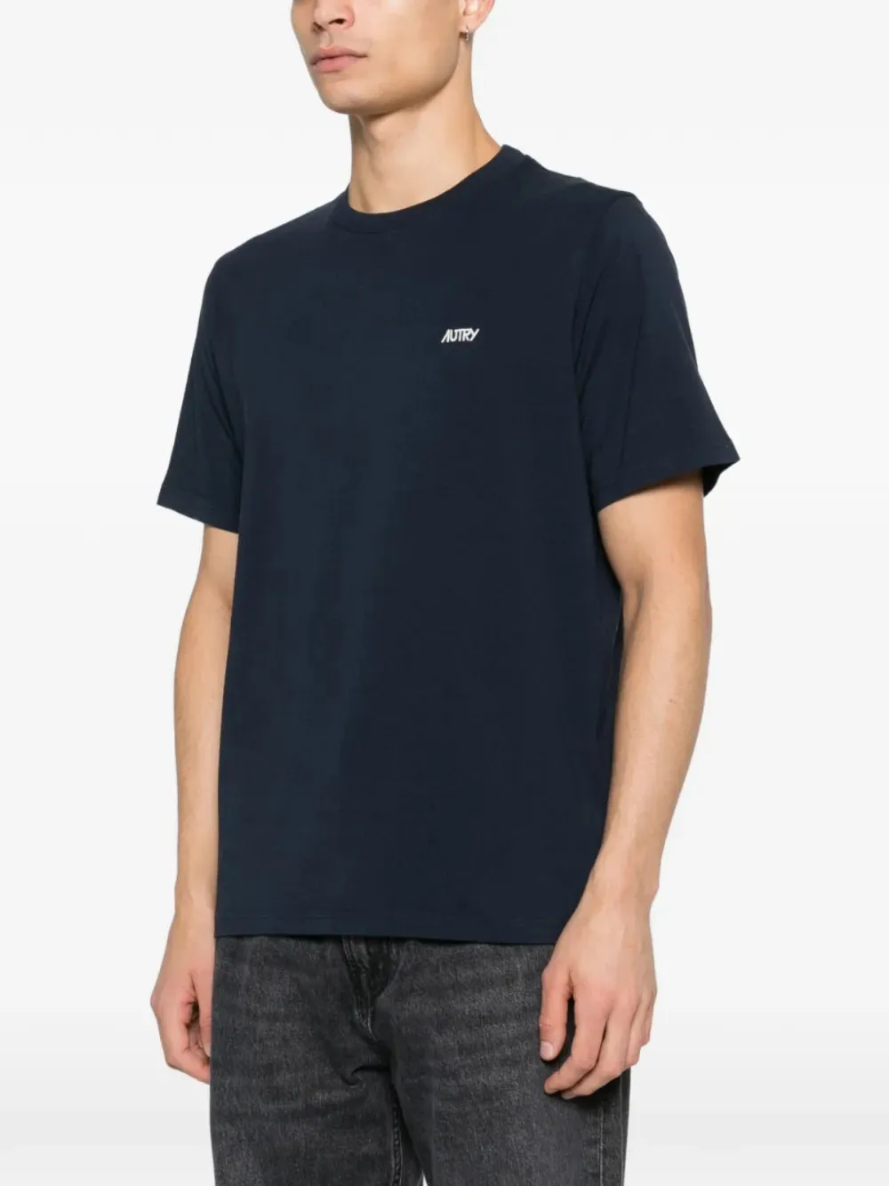 Autry T-shirt met logopatch Blauw