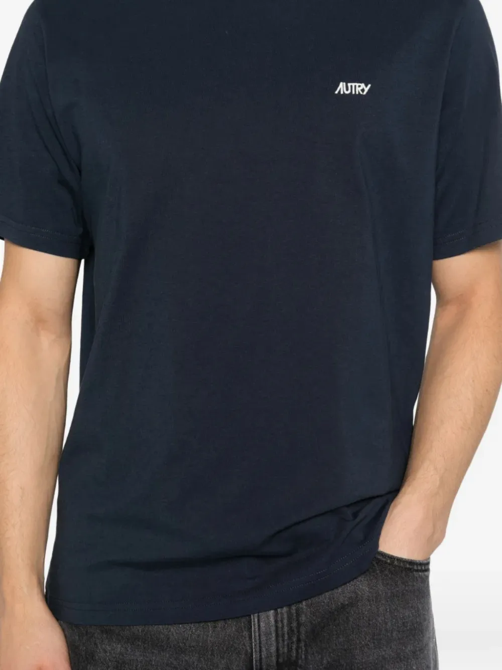 Autry T-shirt met logopatch Blauw