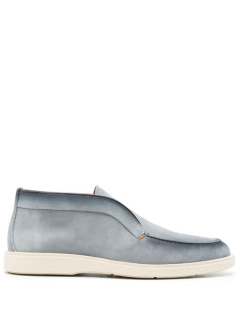 Santoni gradient suede desert boots