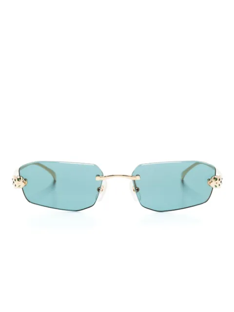 Cartier Eyewear geometric-frame sunglasses
