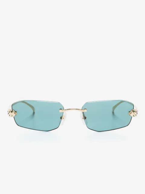 Cartier Eyewear lentes de sol con armazón geométrica