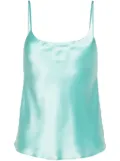 Max Mara Niagara silk top - Blue