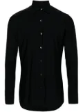 Tintoria Mattei spread-collar button-up shirt - Black