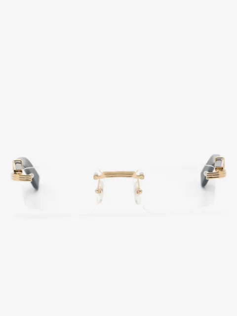 Cartier Eyewear rectangle-frame glasses