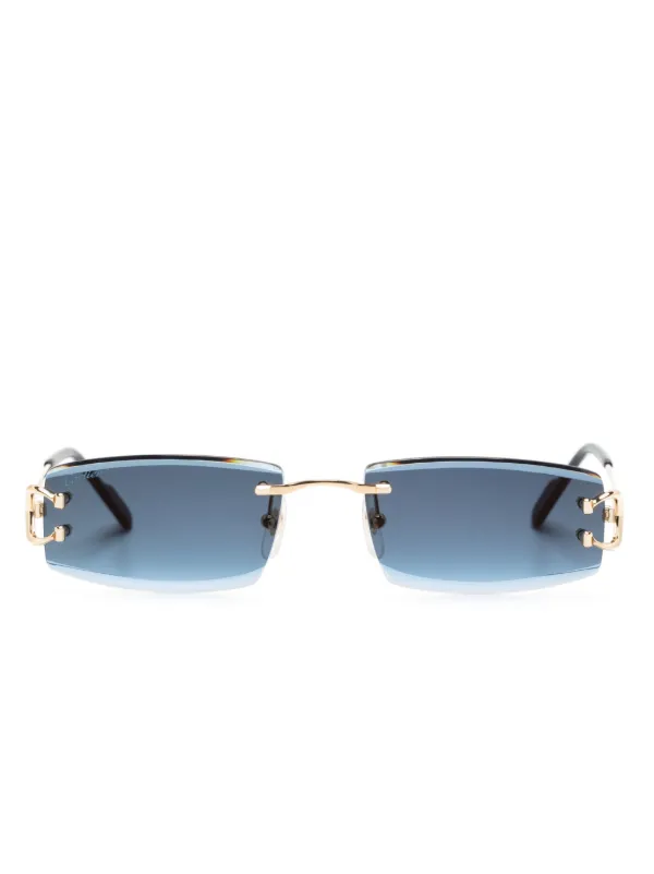 Cartier rectangle sunglasses clearance