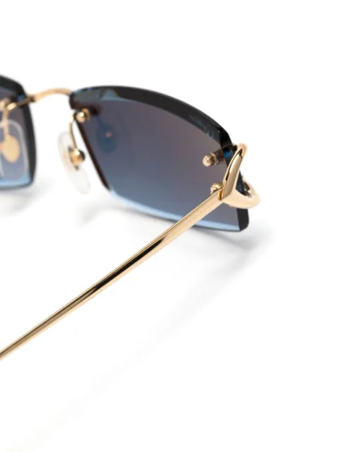 Cartier Eyewear rectangle-frame sunglasses CT0465S - 2