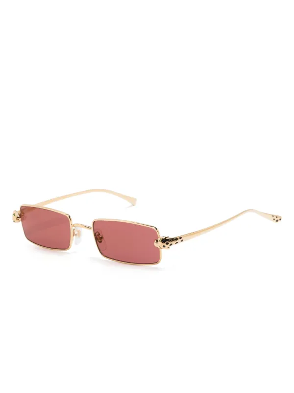Cartier 58mm rectangular metal sunglasses new arrivals
