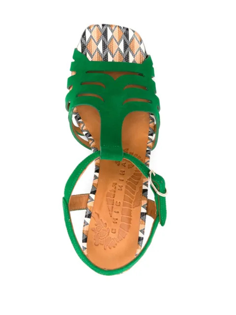 Chie Mihara 90mm Pesca geometric-print sandals PESCA - 3