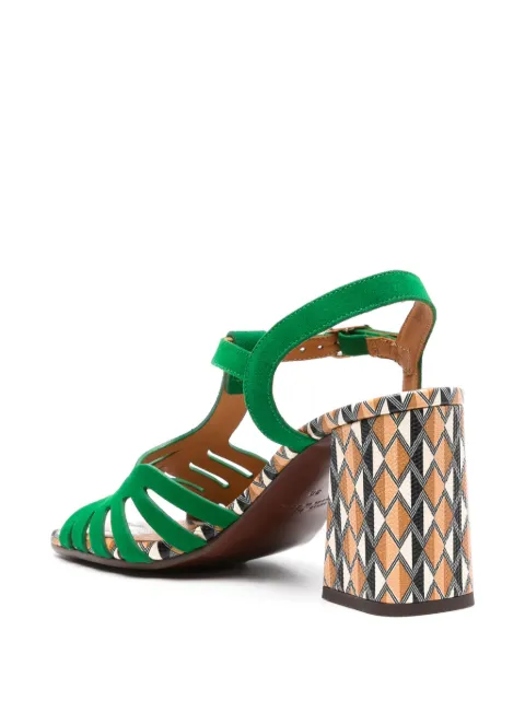Chie Mihara 90mm Pesca geometric-print sandals PESCA - 2