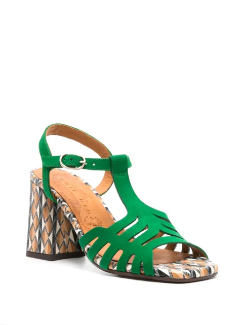 Chie Mihara 90mm Pesca geometric-print sandals PESCA - 1