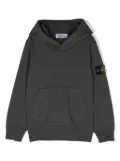 Stone Island Junior Compass-badge cotton sweatshirt - Grey