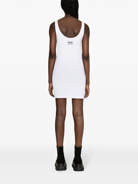MOSCHINO JEANS scoop-neck ribbed-knit minidress K1A04273259 - 3