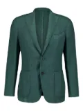 Boglioli notched-lapel linen blazer - Green