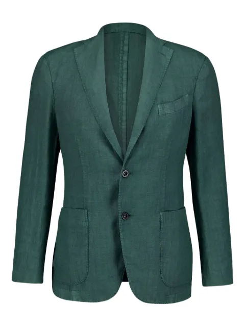 Boglioli notched-lapel linen blazer