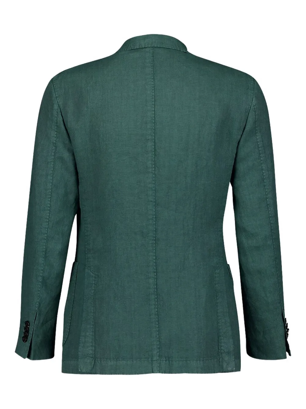 Boglioli notched-lapel linen blazer Groen