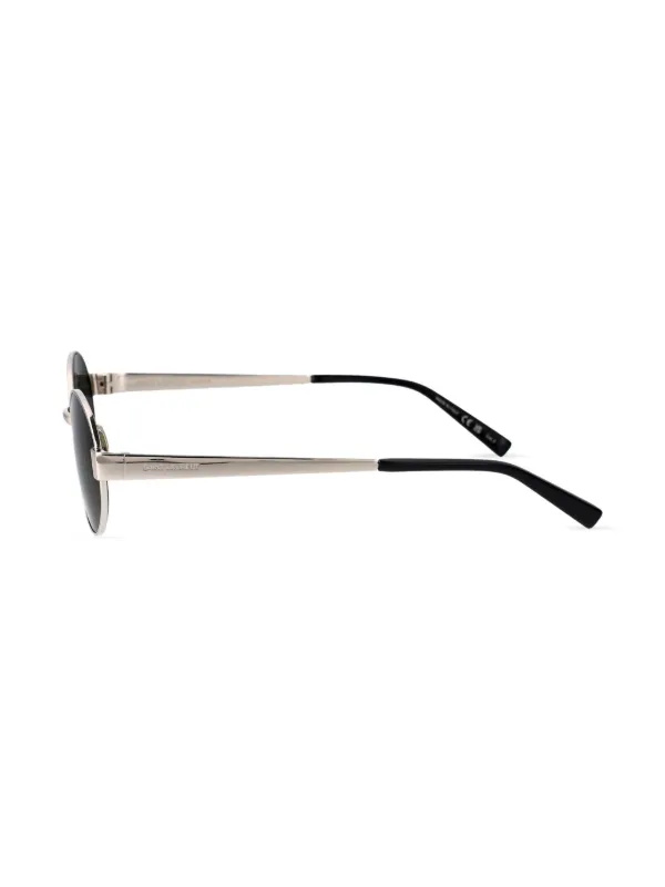 SAINT LAURENT オーバルフレームサングラス Saint Laurent Eyewear オーバルフレーム サングラス | シルバー