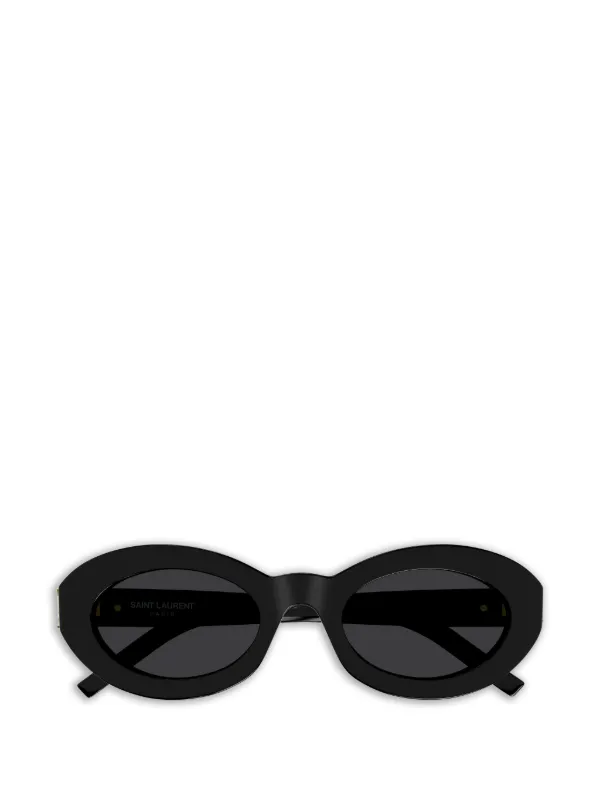 Saint Laurent Eyewear モノグラム オーバルフレーム サングラス