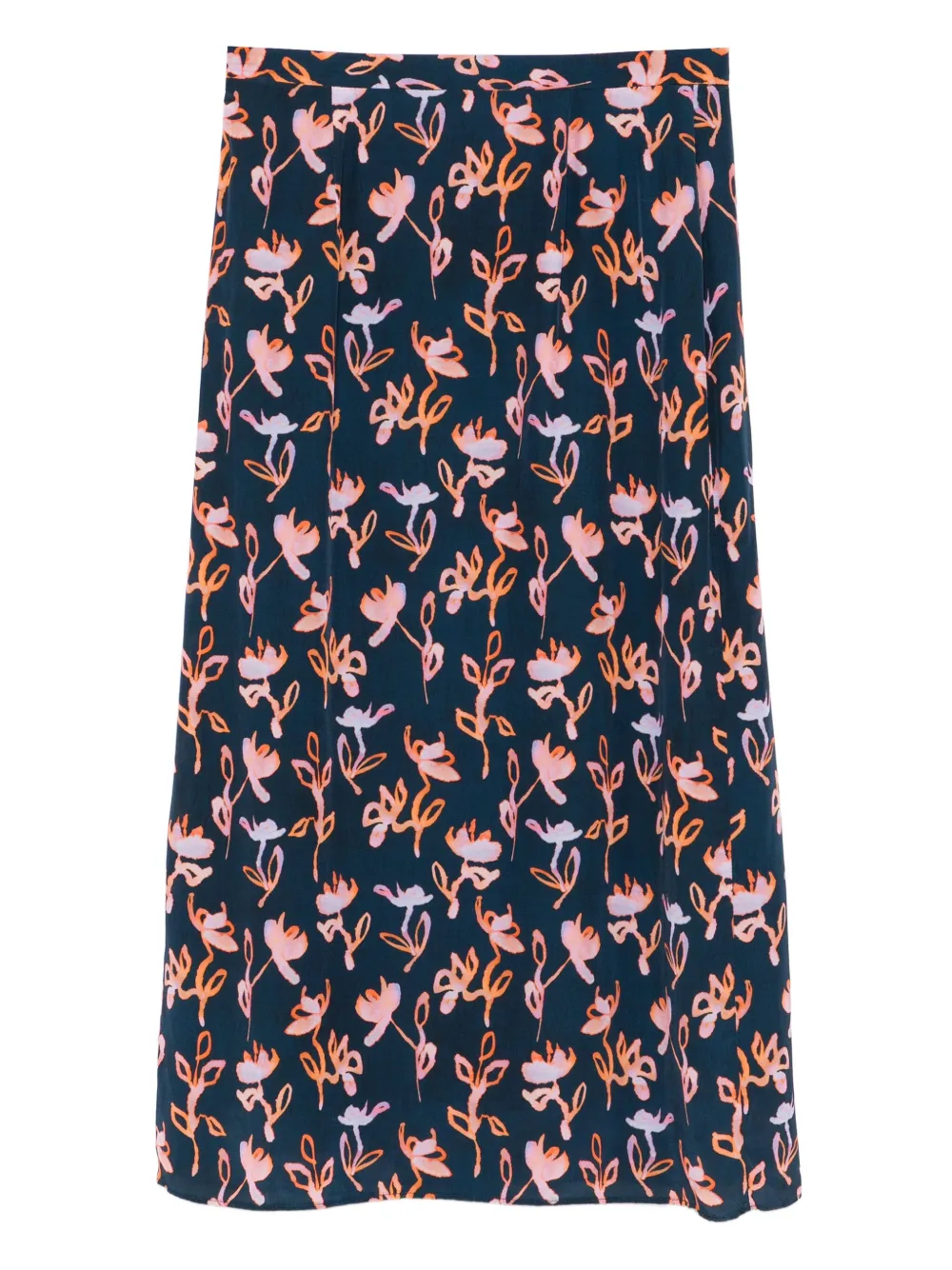 Paul Smith Midi-jurk met bloemenprint Blauw