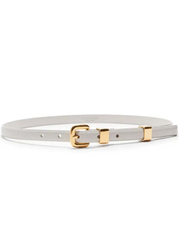 Altuzarra Buckled Leather Belt in Neutrals