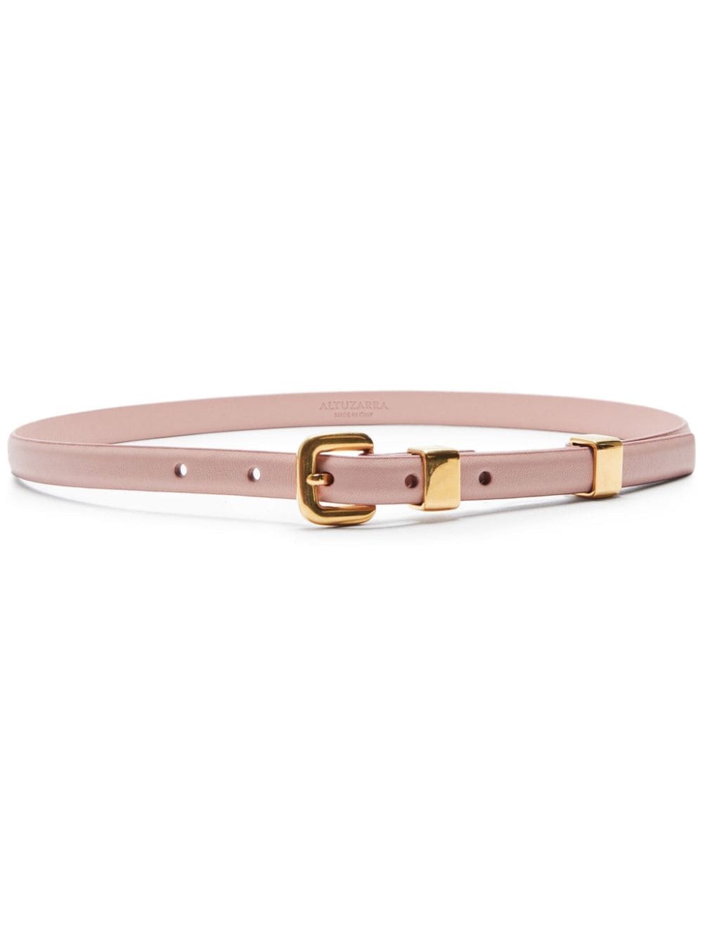 Altuzarra Buckled Leather Belt In Pink