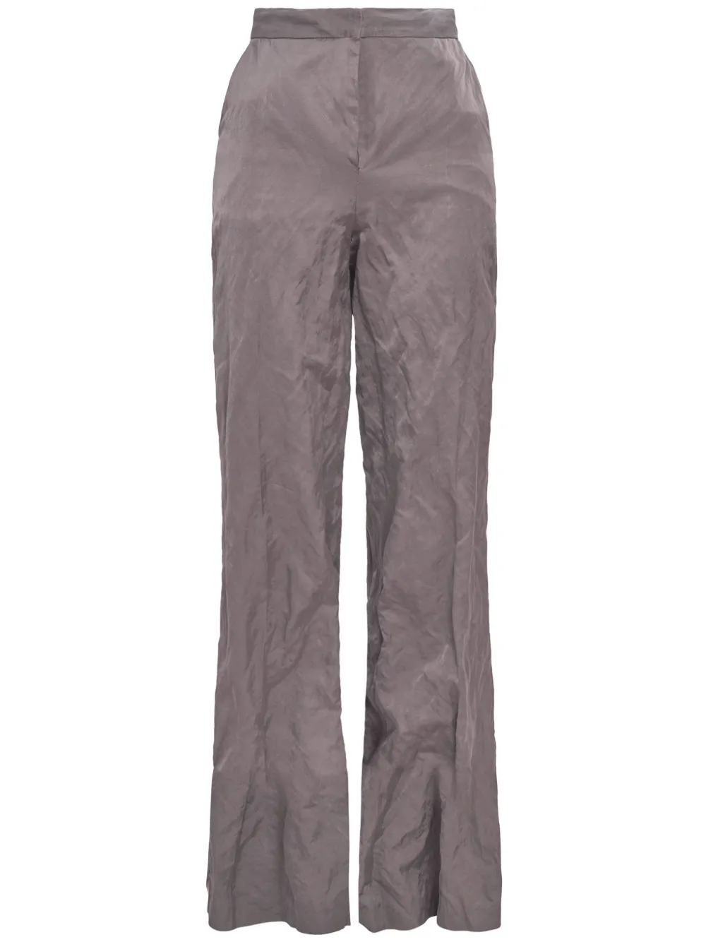 Shop Altuzarra Rudy Wide-leg Trousers In 灰色