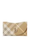 Burberry Rocking Horse checked wallet - Neutrals