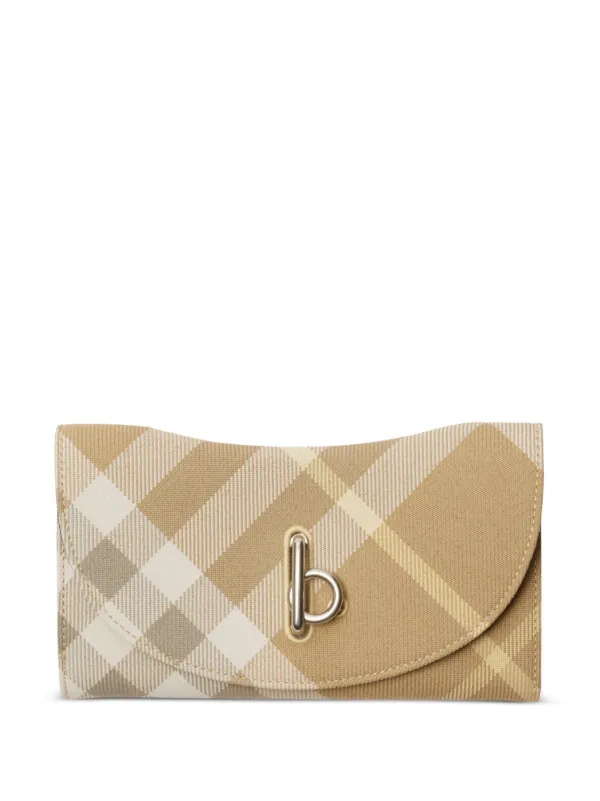 Burberry Rocking Horse Checked Wallet Farfetch