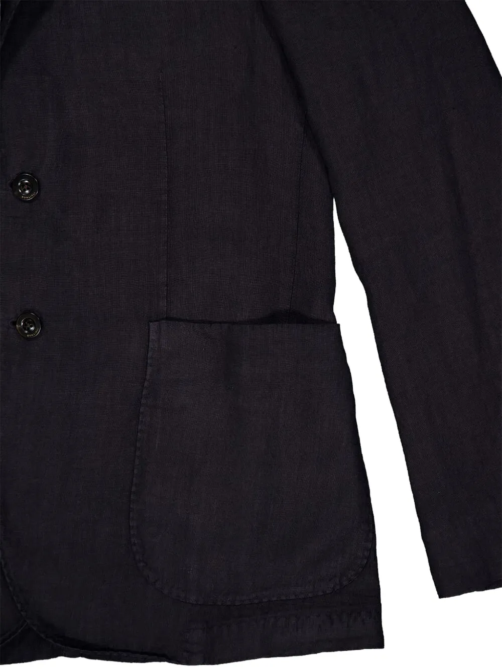 Boglioli Blazer met enkele rij knopen Zwart