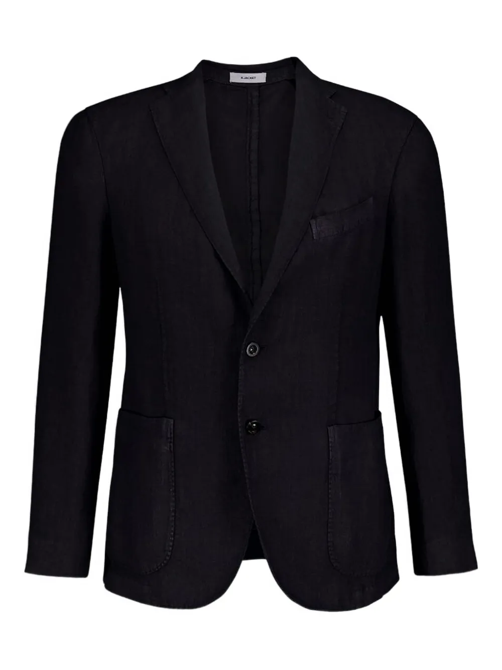 Boglioli single-breasted blazer Zwart