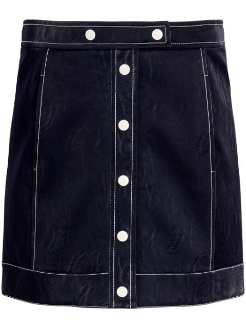 Cinq A Sept Ciara contrast-stitch miniskirt