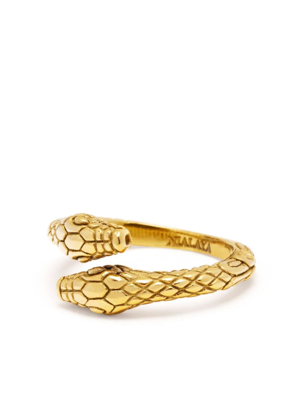 Shop Nialaya Jewelry Vintage Snake Ring In Gold