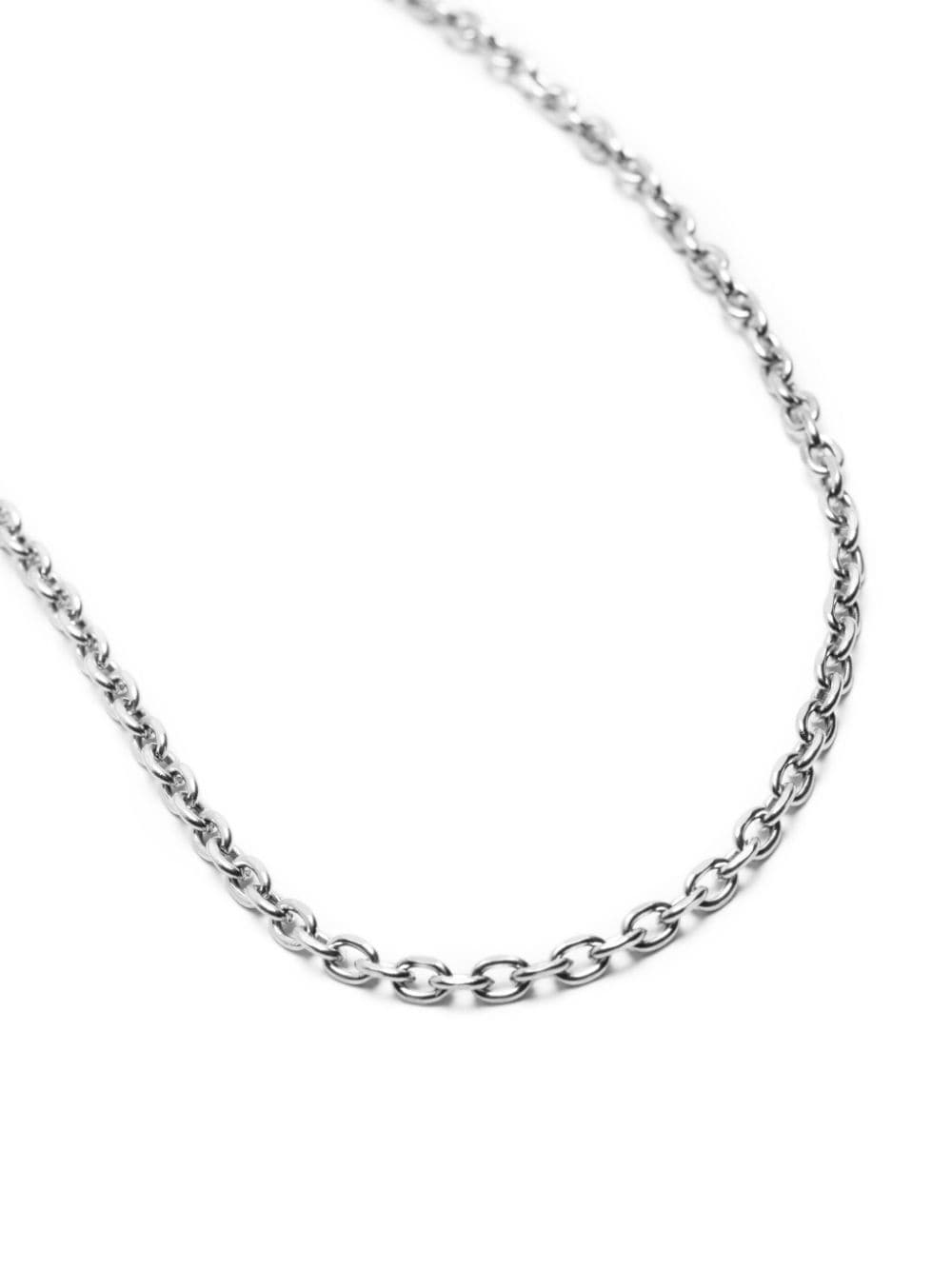 Nialaya Jewelry rolo-chain necklace - Zilver