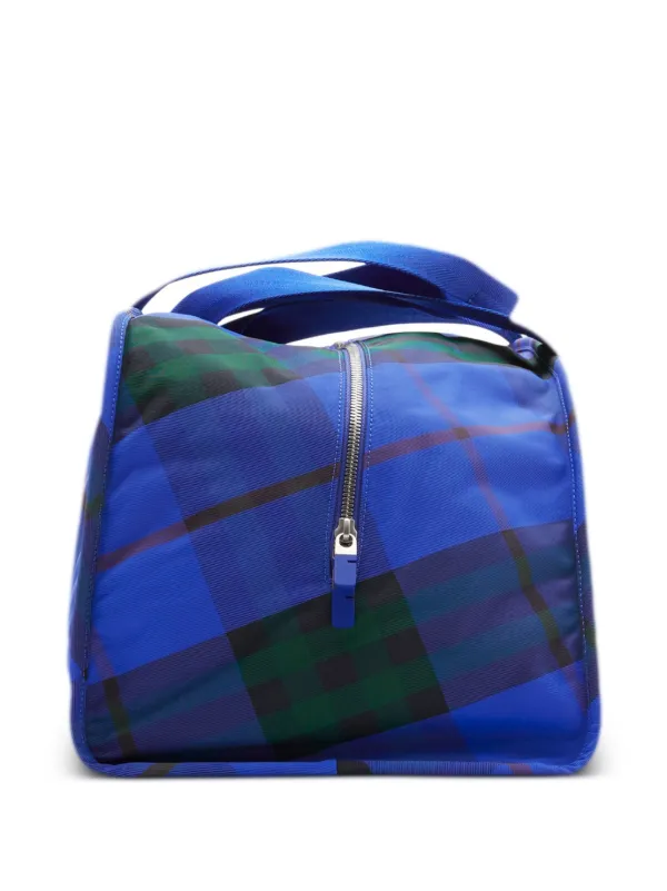 Burberry Medium Shield Duffle Bag | Blue | FARFETCH UK