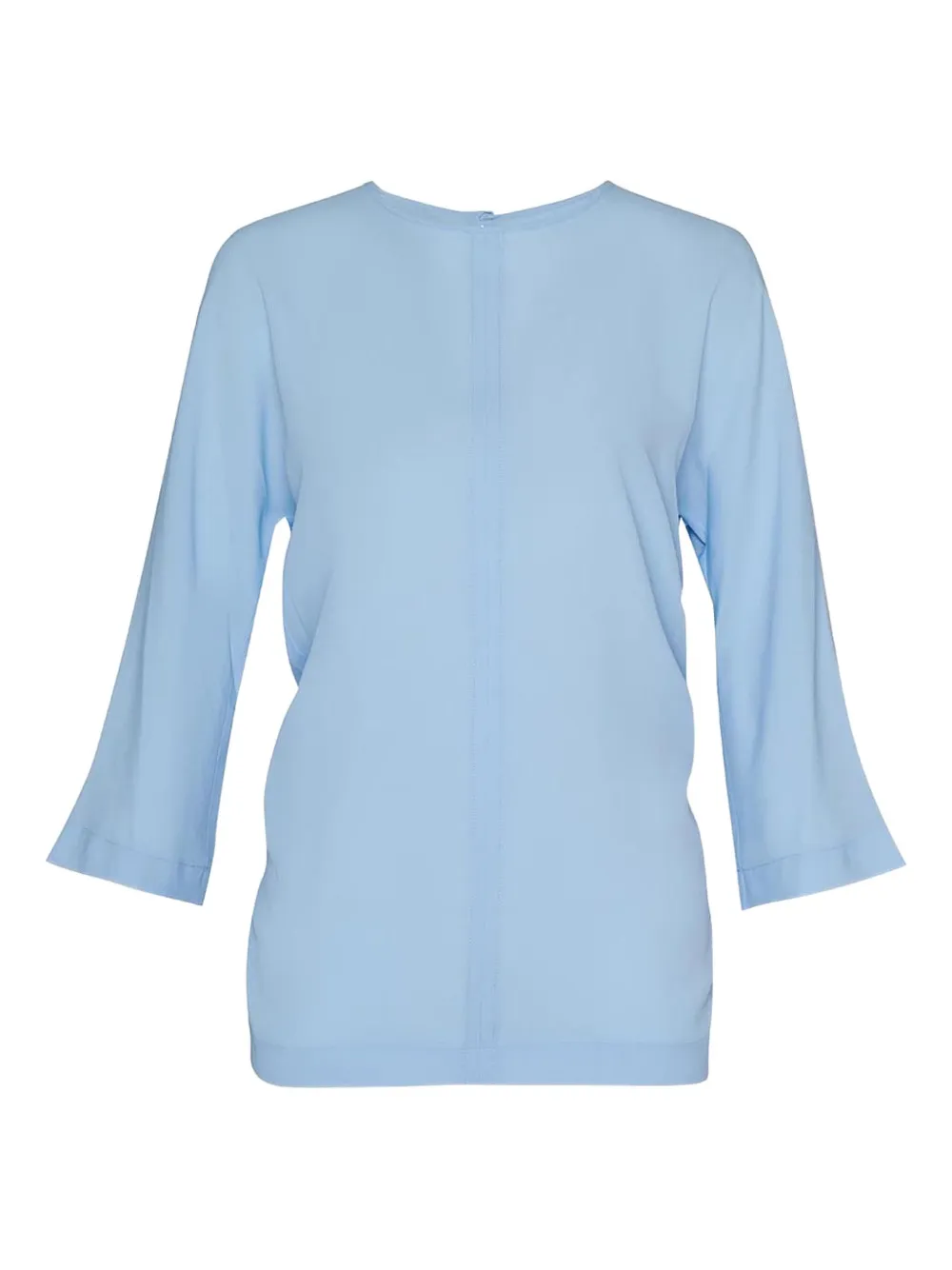  Nº21 Twist-detail Blouse - Blue 