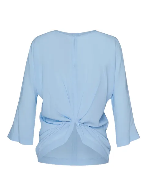 Nº21 blusa de seda con detalle retorcido