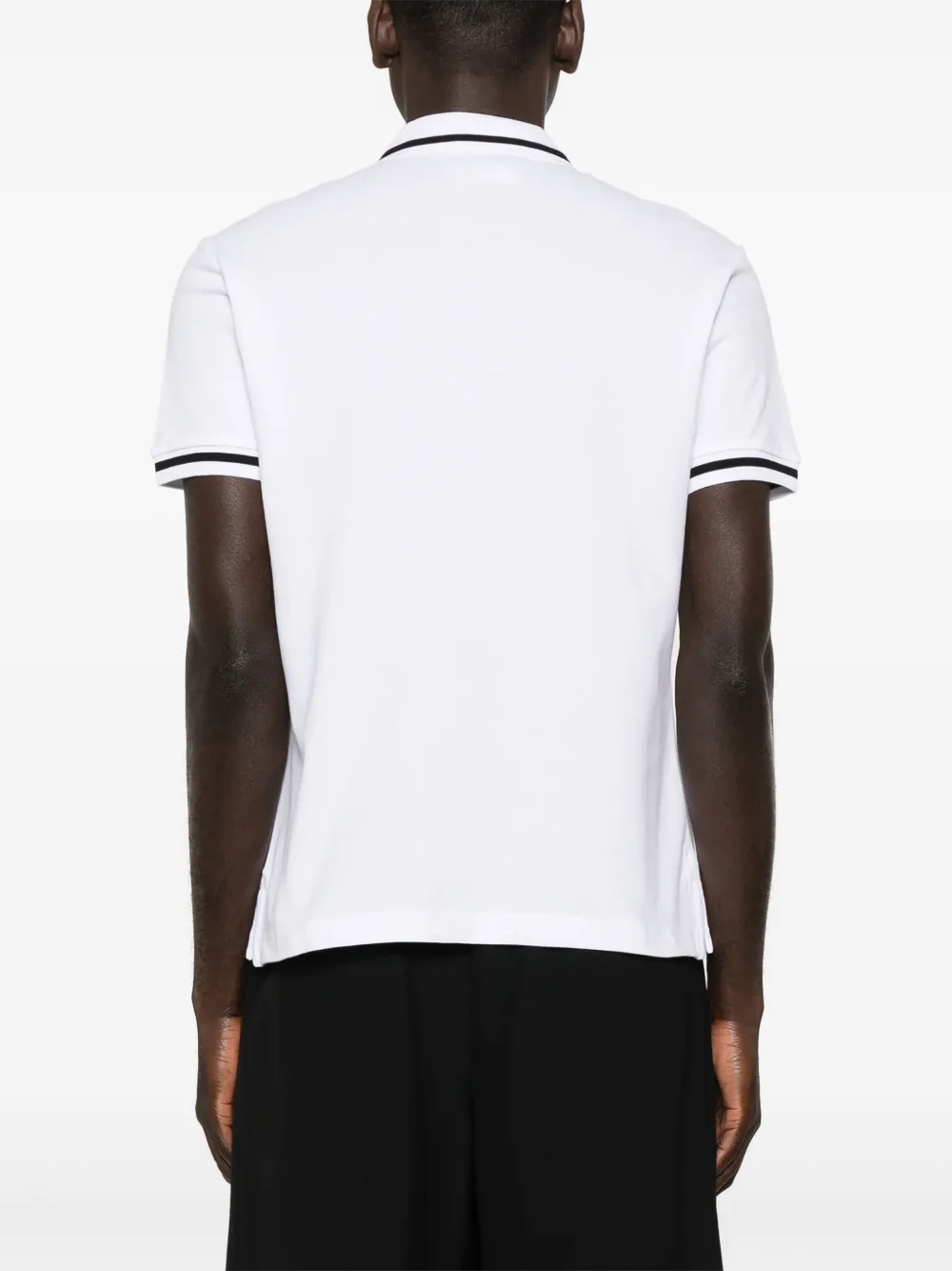 VERSACE JEANS COUTURE V-EMBLEM PIQUÉ POLO SHIRT 