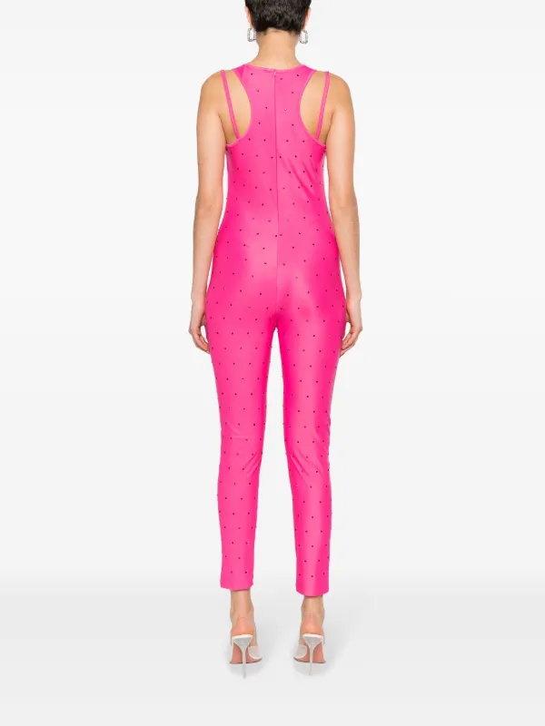 ホルターネックスーツ Versace Jeans Couture ビジュートリム ホルターネック ジャンプ